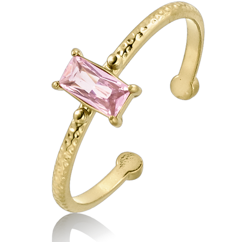 ADRANO STÅL RING FORG.PINK