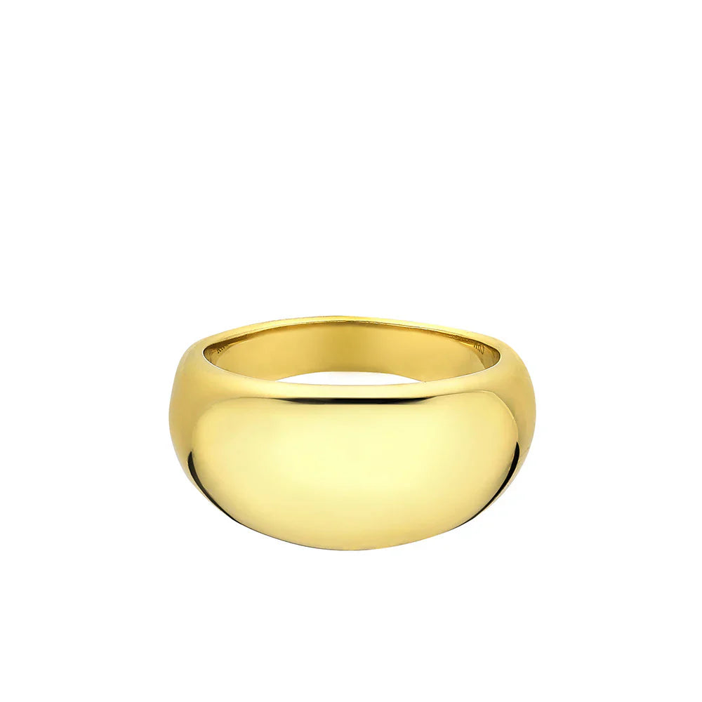 PANAMA RING FORGYLDT STÅL STR. 54