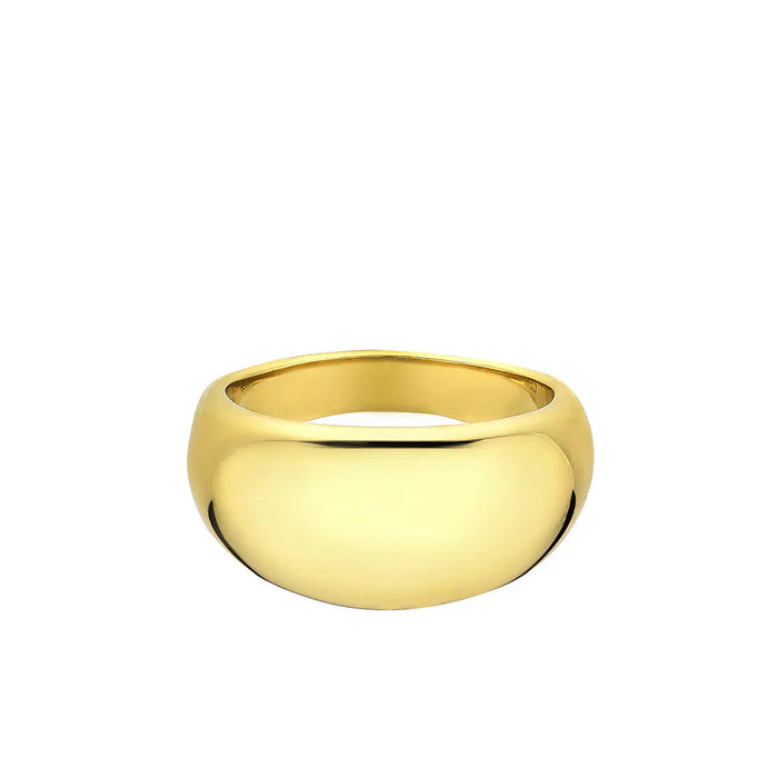 PANAMA RING FORGYLDT STÅL STR. 54