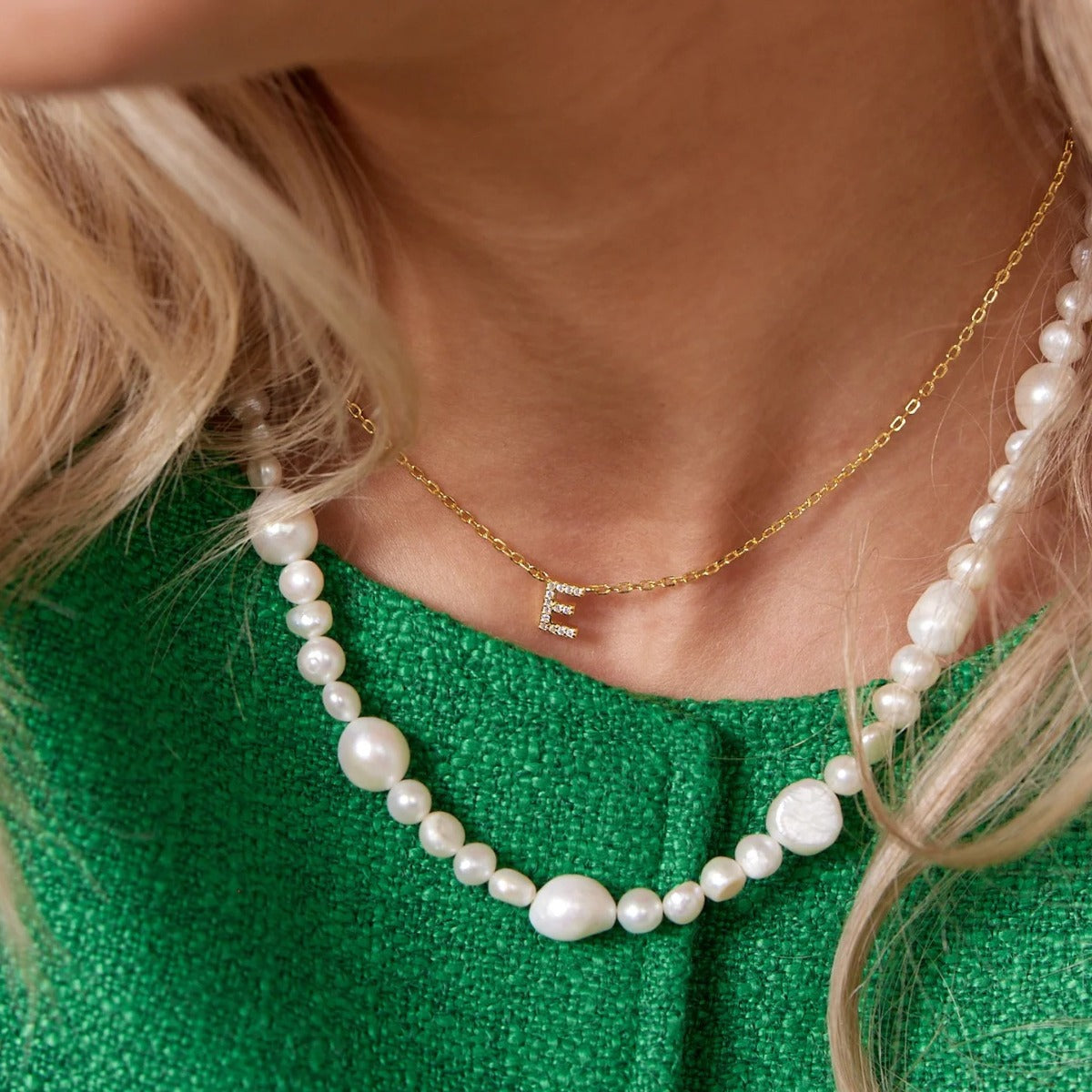 Bergen Forgyldt Sølv Halskæde fra Arhms med Perler