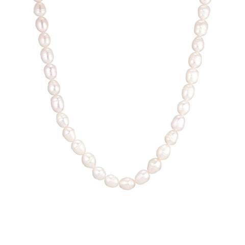 PERLE COLLIER 8MM 40+5CM