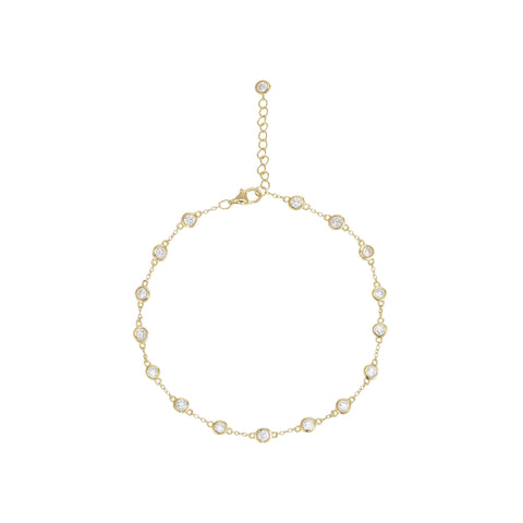 LEON ANKELKÆDE FORGYLDT