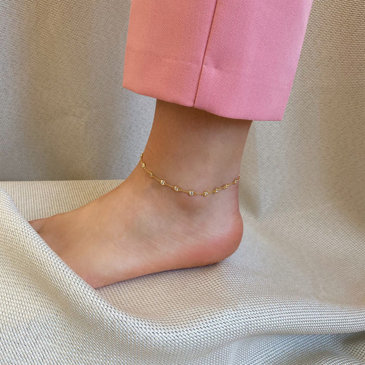 Leon ankelkæde guld - Ankelkæde - ARHMS