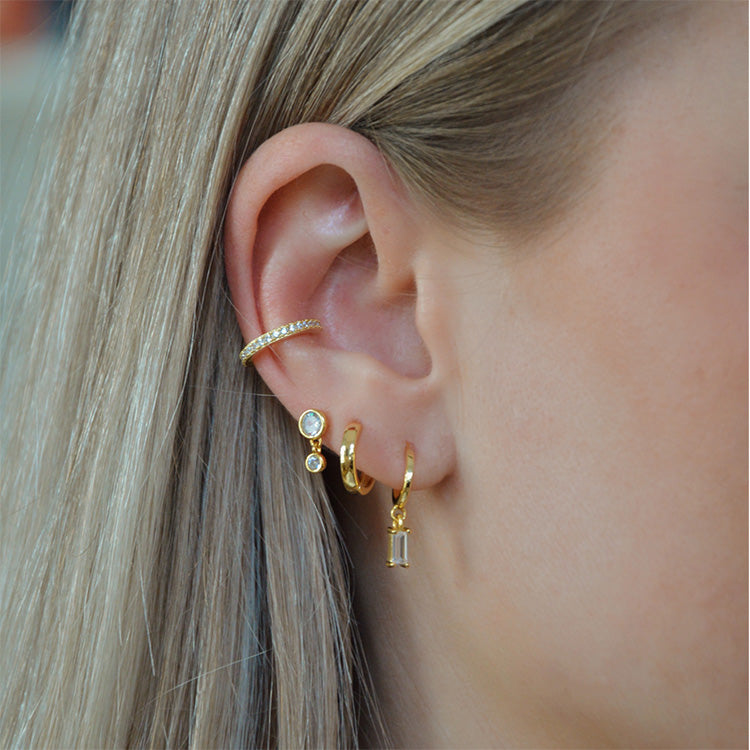 Split ørestikker sølv - Øreringe - ARHMS