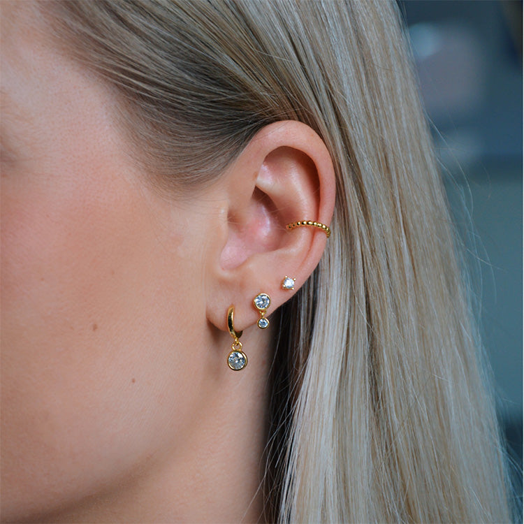 Split ørestikker sølv - Øreringe - ARHMS