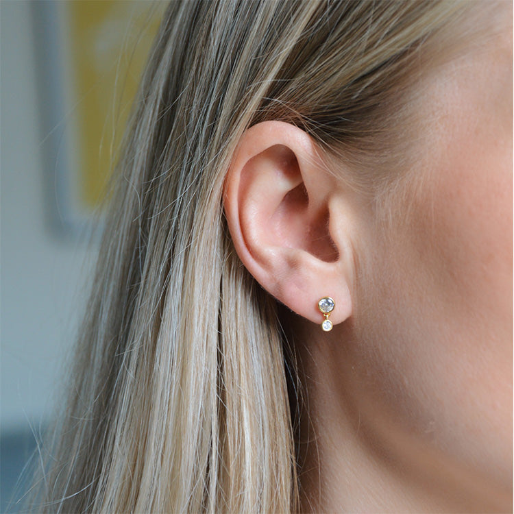 Split ørestikker sølv - Øreringe - ARHMS